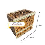 1,6 SRM (1 RM) ERLE getrocknet ca. 25cm (Made in EU)