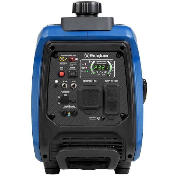 4,000-Watt Gas Powered Portable Inverter Generator with Recoil Start, LED Data Center 4,000-Watt Gas Powered Portable Inverter Generator with Recoil Start, LED Data Center