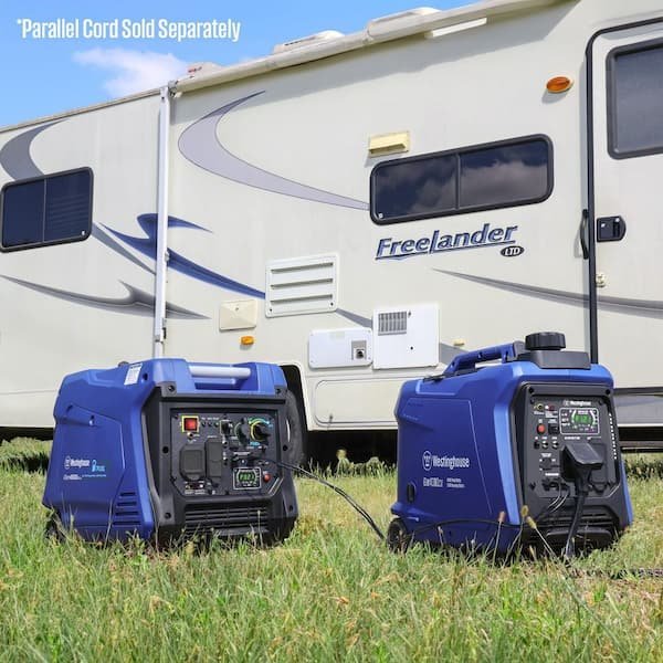 4,000-Watt Gas Powered Portable Inverter Generator with Recoil Start, LED Data Center 4,000-Watt Gas Powered Portable Inverter Generator with Recoil Start, LED Data Center