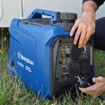 4,000-Watt Gas Powered Portable Inverter Generator with Recoil Start, LED Data Center