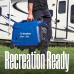 4,000-Watt Gas Powered Portable Inverter Generator with Recoil Start, LED Data Center