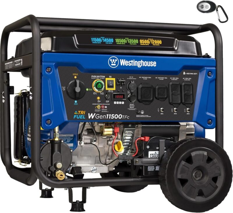 Westinghouse 14.500 Watt Tri-Fuel Tragbarer Generator