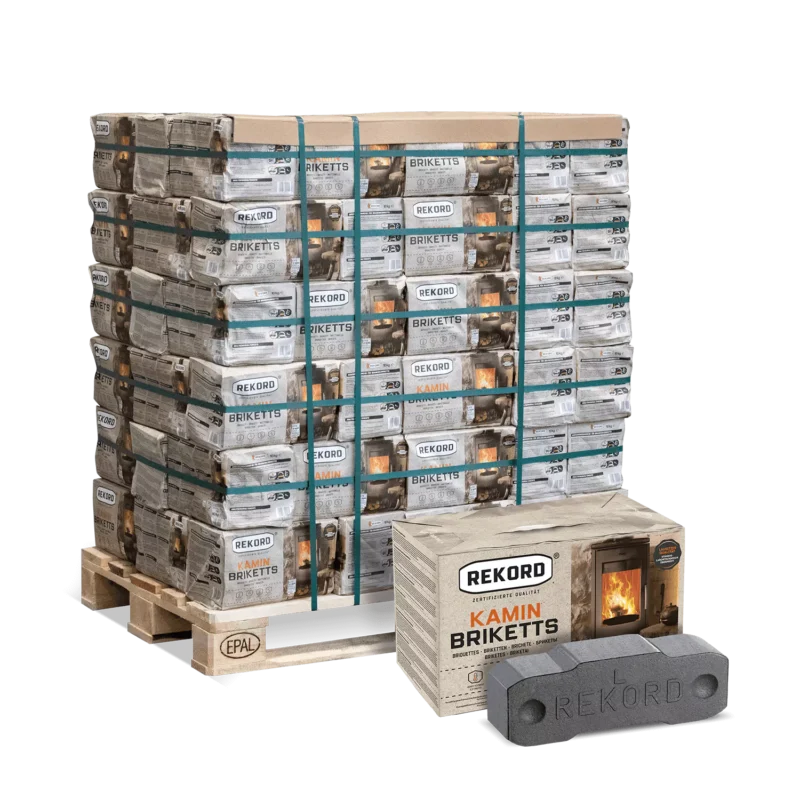 Braunkohlebriketts 90 x 10 kg