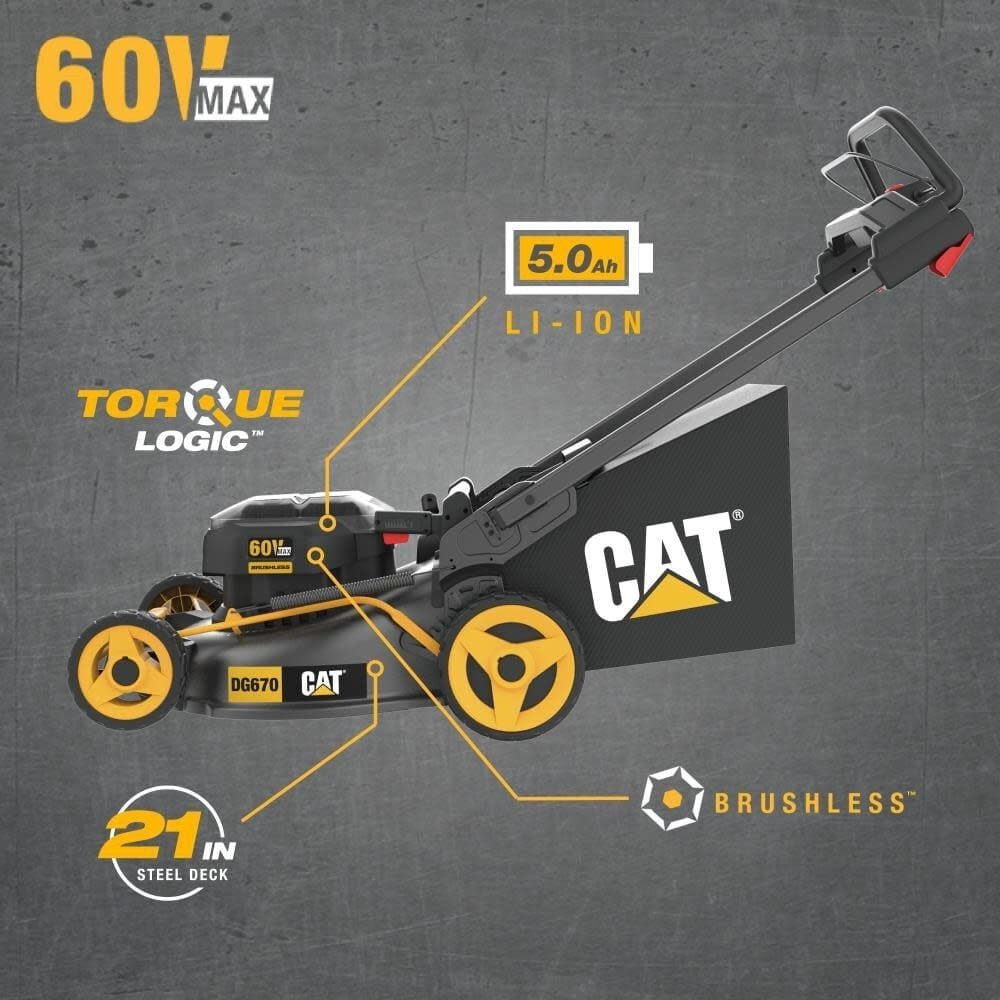 Cat 60V 21In Brushless Lawn Mower Kit Cat 60V 21In Brushless Lawn Mower Kit