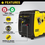 Champion 200994 3650/4650W Dual Fuel Inverter Generator
