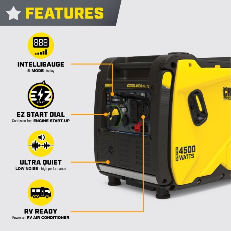 Champion 4500-Watt Portable Inverter Generator Champion 4500-Watt Portable Inverter Generator