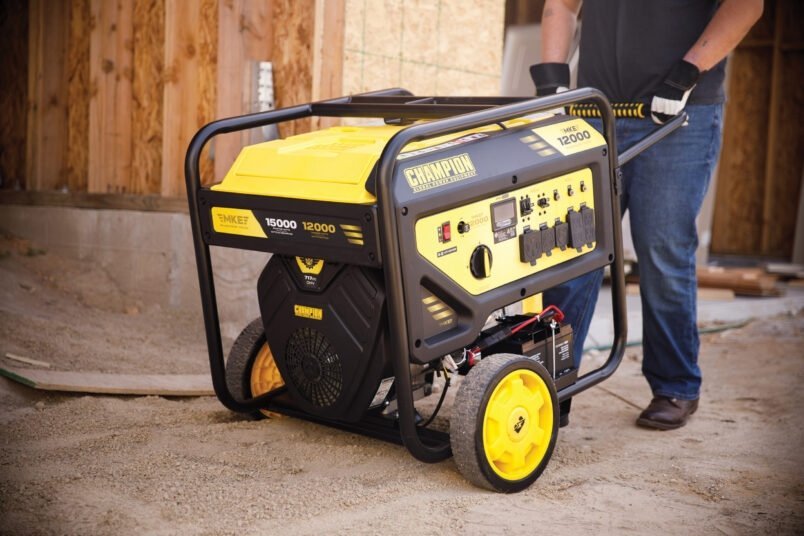 Champion Power Equipment 12,000-Watt Electric Start Dual Fuel Home Backup Portable Generator with CO Shield Champion Power Equipment 12,000-Watt Electric Start Dual Fuel Home Backup Portable Generator with CO Shield