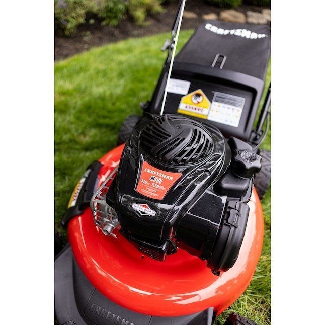 CRAFTSMAN M110 140-cc 21-in Push Gas Lawn Mower CRAFTSMAN M110 140-cc 21-in Push Gas Lawn Mower