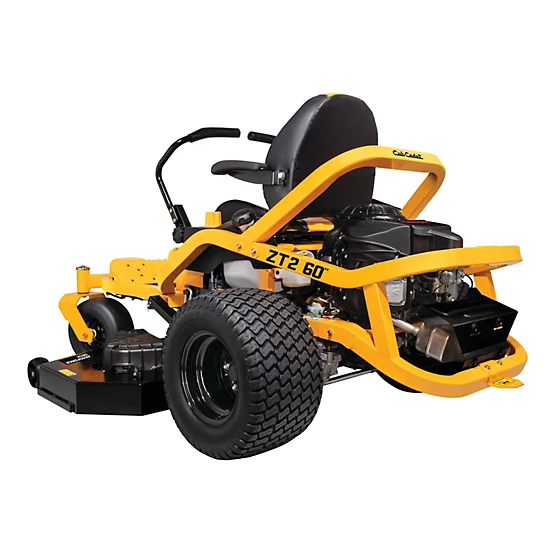 Cub Cadet Ultima ZT2 60 in. 24 HP Gas Zero-Turn Mower, Kawasaki FR Engine, Dual Hydrostatic Transmission Cub Cadet Ultima ZT2 60 in. 24 HP Gas Zero-Turn Mower, Kawasaki FR Engine, Dual Hydrostatic Transmission