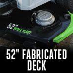 EGO Power+ Electric Riding Lawn Mower, 52" Deck with Zero Turn Radius, Includes (6) 56V 12.0Ah Batteries and Charger - ZT5207L