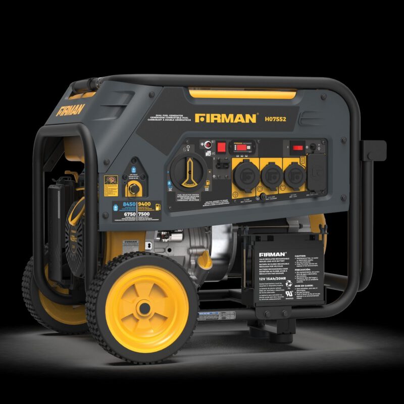 Firman H07552 9400W Dual Fuel Generator