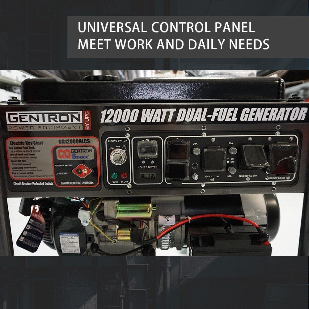Gentron Power Equipment 12000 / 9000 -Watt GG12000GLCS Gentron Power Equipment 12000 / 9000 -Watt GG12000GLCS