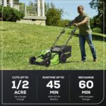 Greenworks 80V 21" Cordless Self-Propelled Lawn Mower