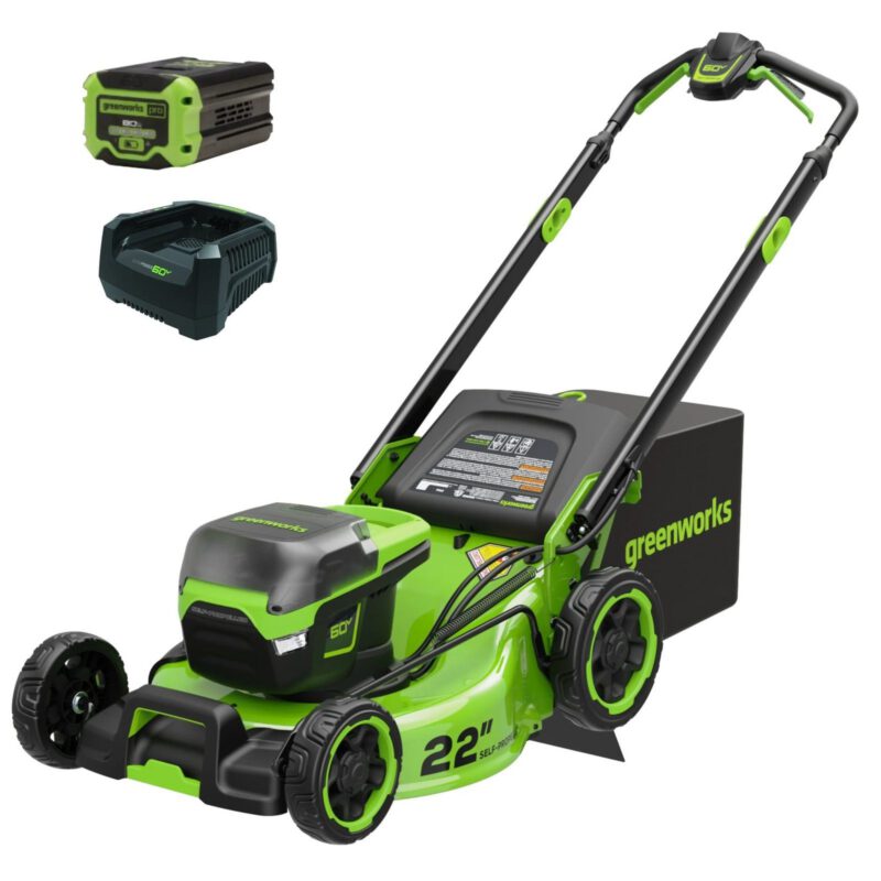 Greenworks Pro 60V 22" Cordless Self-Propelled Push Lawn Mower