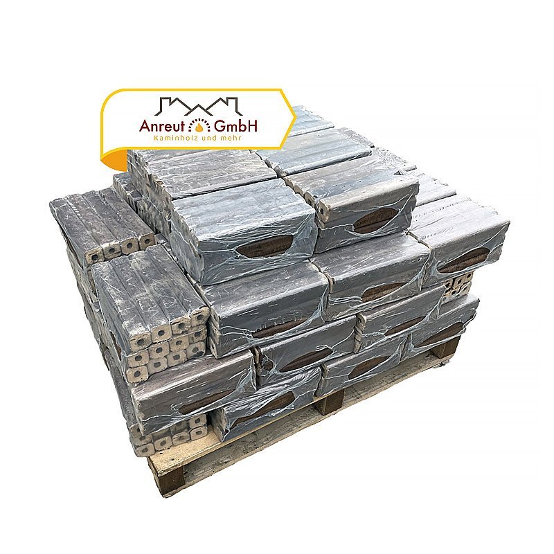 Hartholzbriketts “Pini&Kay” 480kg (6,5 cm X 6,5 cm X 25 cm)