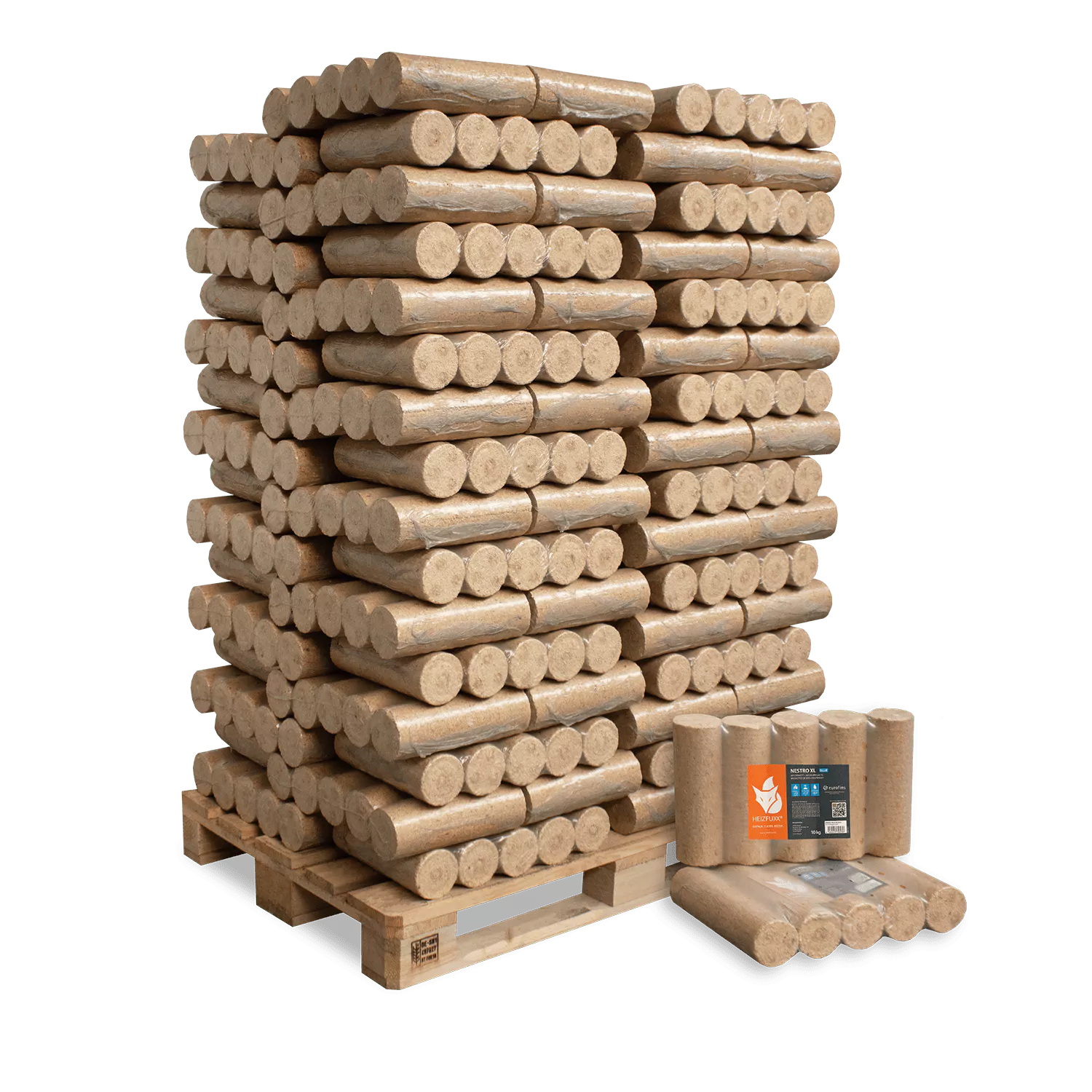 Holzbriketts Nestro XL Blue 96 x 10 kg Holzbriketts Nestro XL Blue 96 x 10 kg