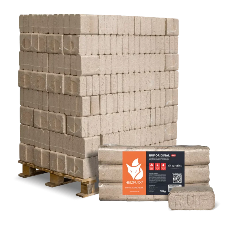 Holzbriketts RUF Original Red 96 x 10 kg