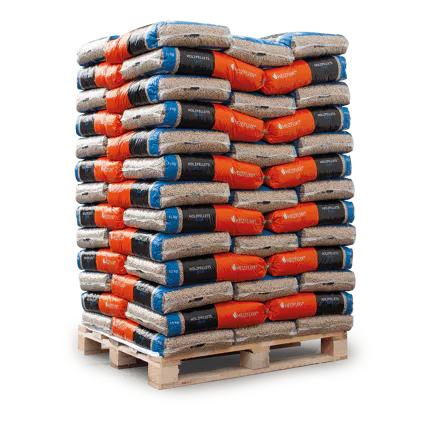 Holzpellets Blue 65 x 15 kg