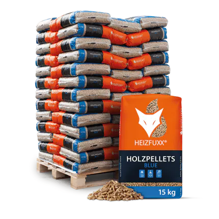 Holzpellets Blue 65 x 15 kg