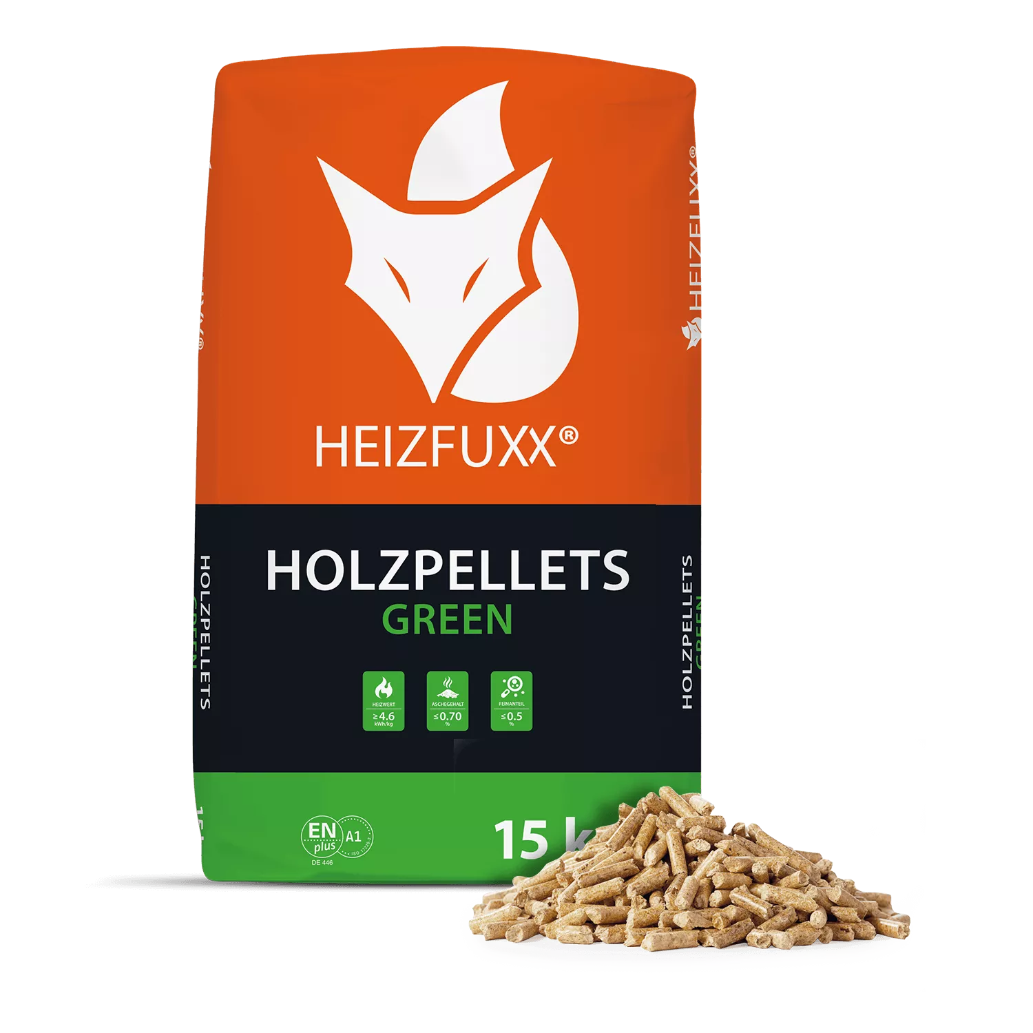Holzpellets Green 65 x 15 kg Holzpellets Green 65 x 15 kg