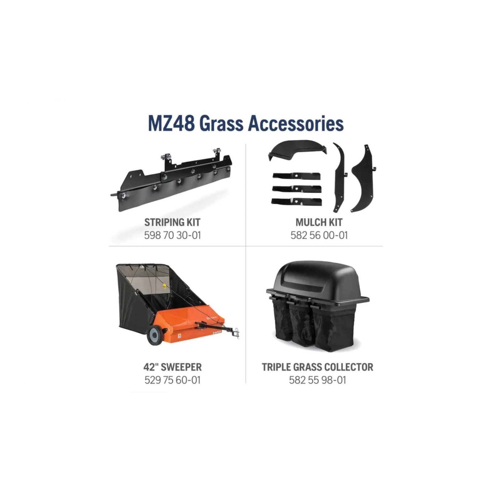 Husqvarna MZ48 Zero-Turn Mower 23 HP Kawasaki 48'' Clear Cut ZT3100 (M-ZT Seat) Husqvarna MZ48 Zero-Turn Mower 23 HP Kawasaki 48'' Clear Cut ZT3100 (M-ZT Seat)