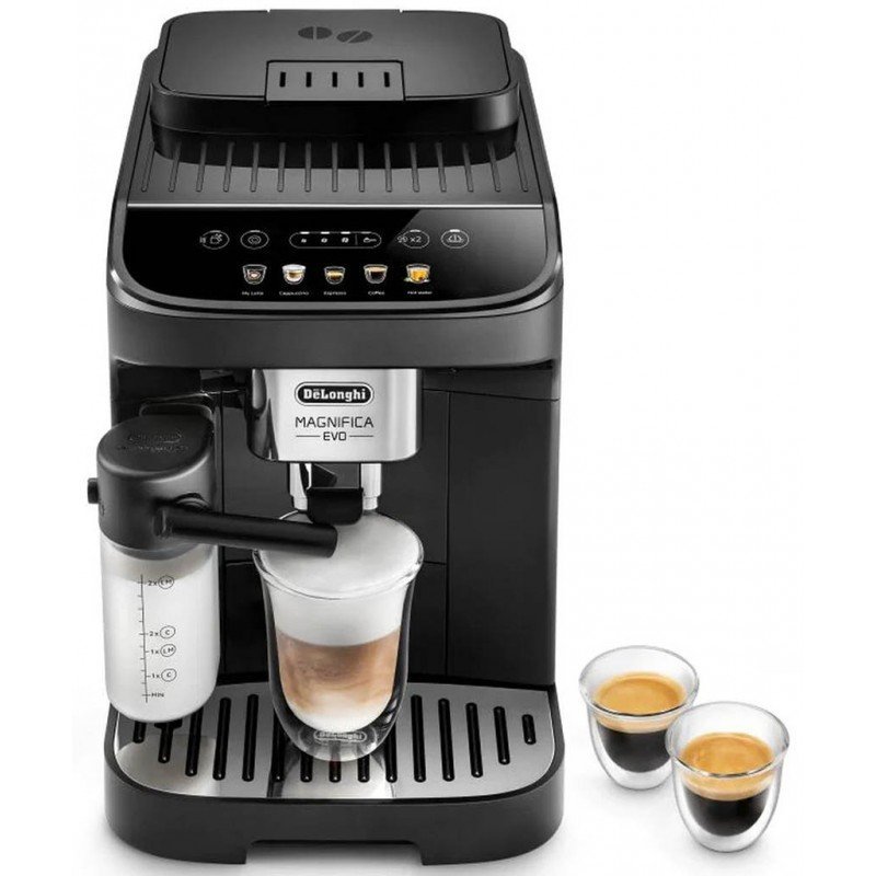 Kaffeevollautomat DeâLonghi ECAM292.52.GB Magnifica Evo Grau und schwarz