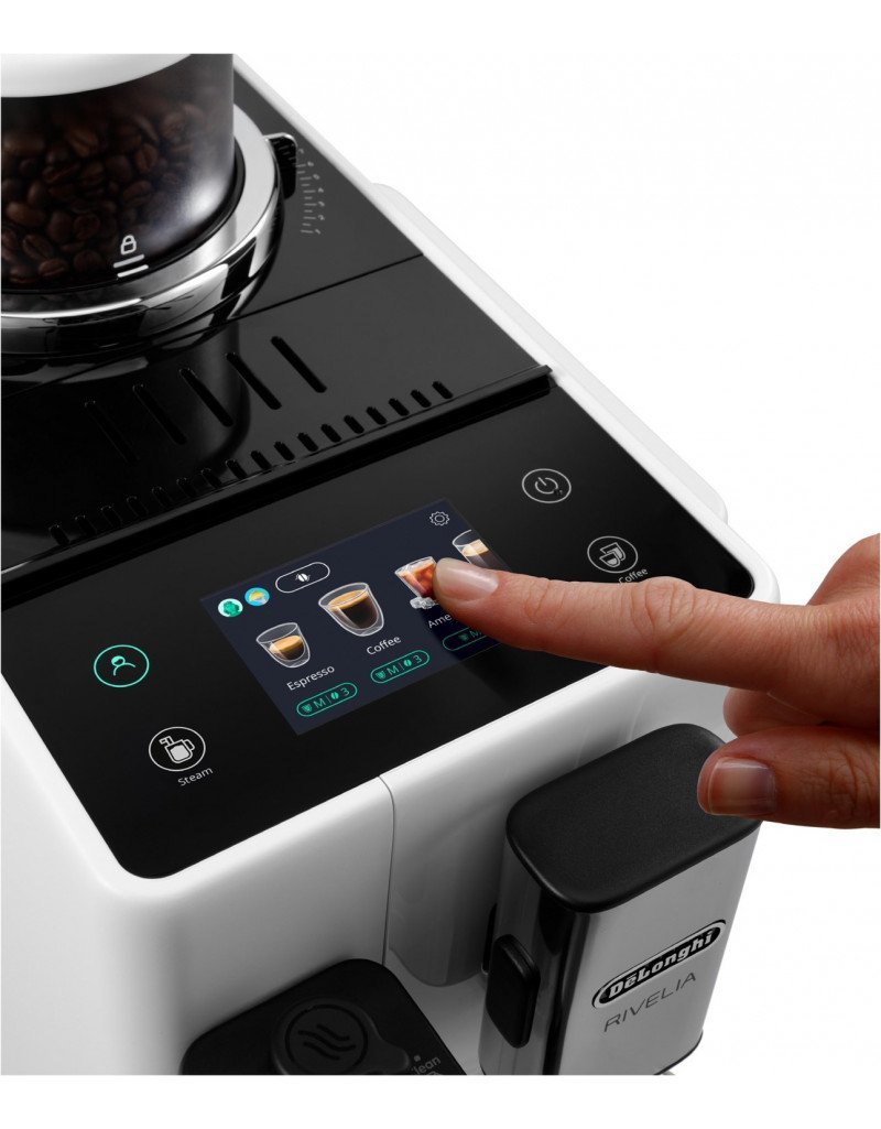 Kaffeevollautomat DeâLonghi EXAM440.35.W Rivelia WeiĂ