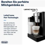 Kaffeevollautomat De’Longhi EXAM440.55.B Rivelia Milk Schwarz