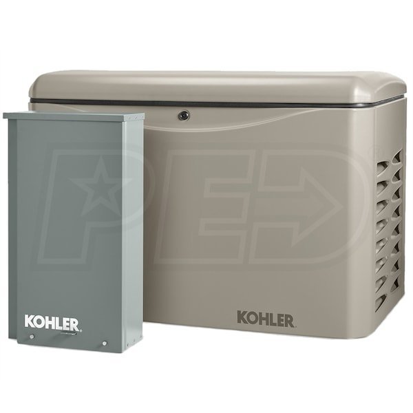Kohler 20RCAL-200SELS 20kW Aluminum Standby Generator System (200A Service Disc. w/ Load Shedding) Kohler 20RCAL-200SELS 20kW Aluminum Standby Generator System (200A Service Disc. w/ Load Shedding)