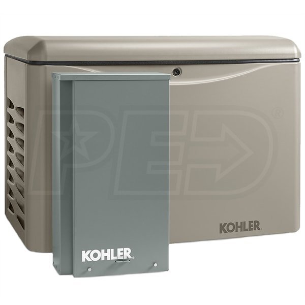 Kohler 20RCAL-200SELS 20kW Aluminum Standby Generator System (200A Service Disc. w/ Load Shedding) Kohler 20RCAL-200SELS 20kW Aluminum Standby Generator System (200A Service Disc. w/ Load Shedding)