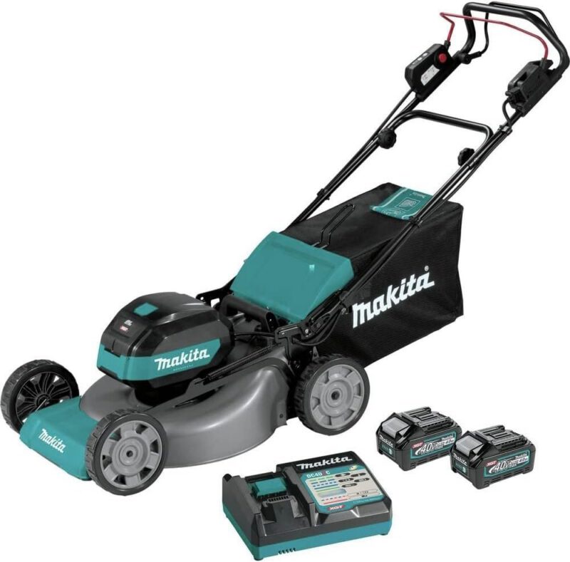 Makita 40V max XGT Brushless 21" Self‐Propelled Commercial Lawn Mower Kit GML01PL