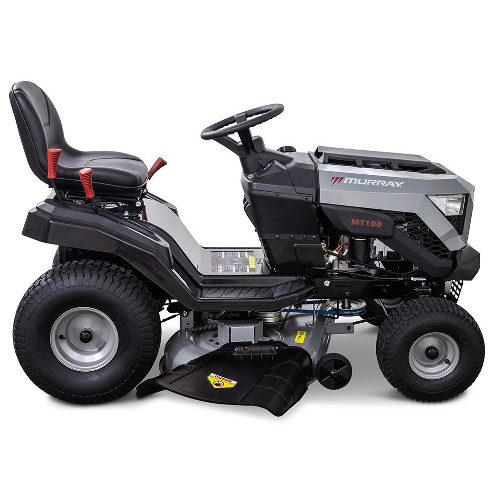Murray MT100 42 in. 13.5 HP 500cc E1350 Series Briggs and Stratton Engine 6-Speed Manual Gas Riding Lawn Tractor Mower Murray MT100 42 in. 13.5 HP 500cc E1350 Series Briggs and Stratton Engine 6-Speed Manual Gas Riding Lawn Tractor Mower