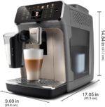 Philips 4400 Fully Automatic Espresso Machine with LatteGo & Iced Coffee