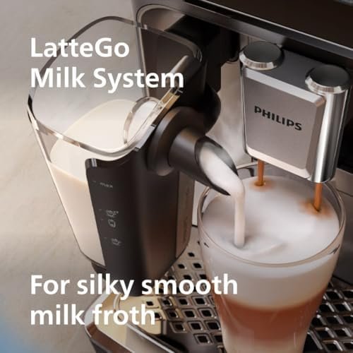 Philips 4400 Series Fully Automatic Espresso Machine - LatteGo Philips 4400 Series Fully Automatic Espresso Machine - LatteGo