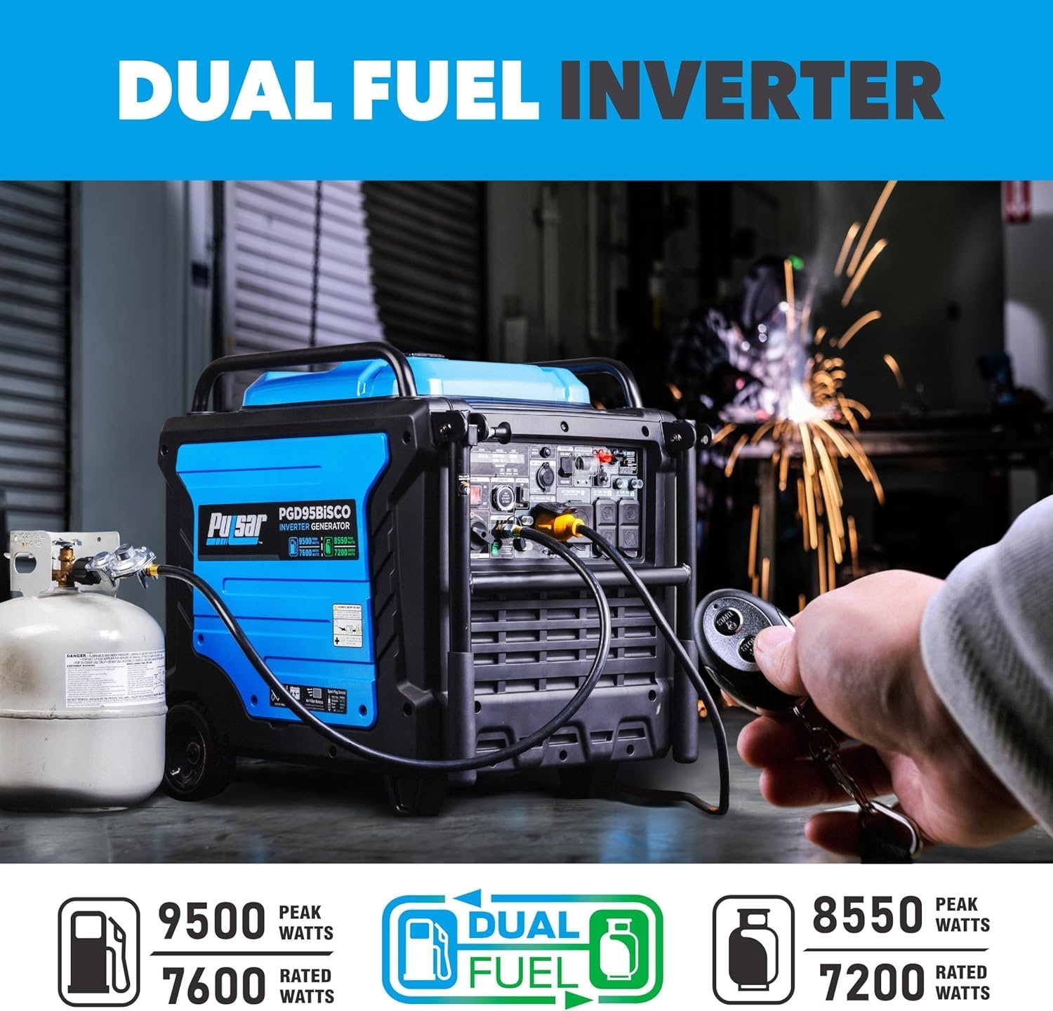 Pulsar PGD95BISCO Inverter Generator Pulsar PGD95BISCO Inverter Generator