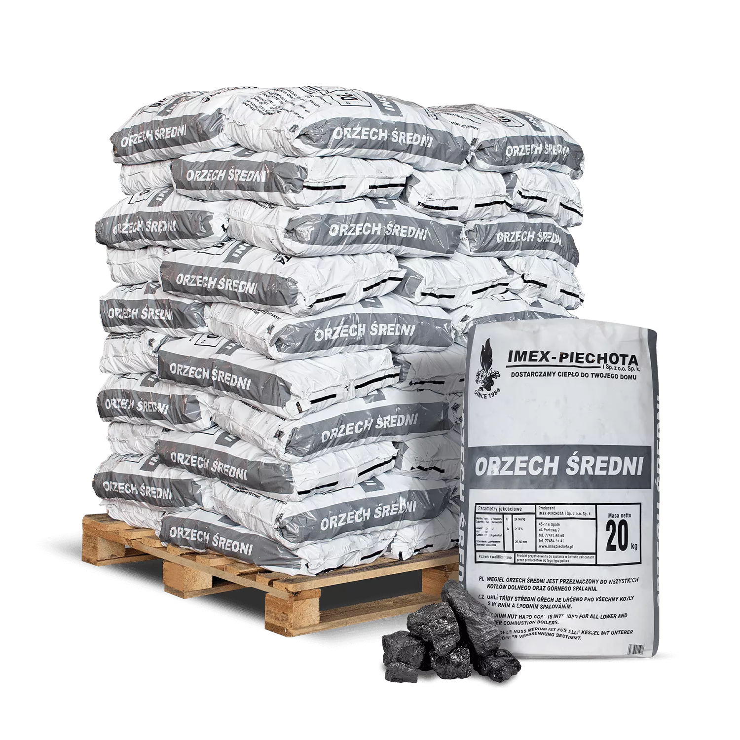 Steinkohle 25 – 60 mm 50 x 20 kg Steinkohle 25 – 60 mm 50 x 20 kg