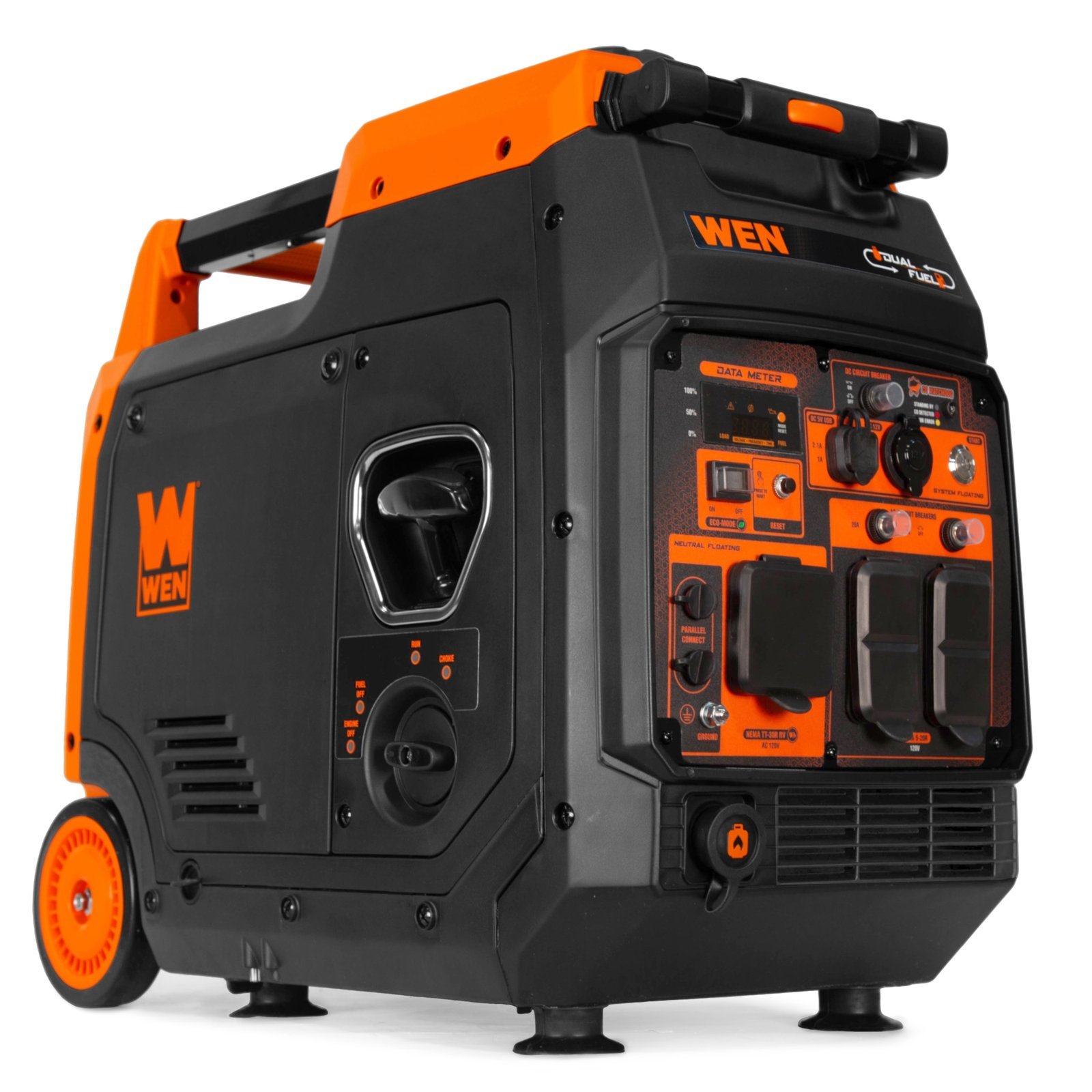 WEN DF480iX Quiet and Lightweight 4800-Watt Dual Fuel RV-Ready Electric Start WEN DF480iX Quiet and Lightweight 4800-Watt Dual Fuel RV-Ready Electric Start