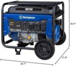 Westinghouse 6600 Peak Watt Home Backup Portable Generator, Transfer Switch Ready 30A Outlet, RV Ready 30A Outlet