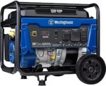Westinghouse 6600 Peak Watt Home Backup Portable Generator, Transfer Switch Ready 30A Outlet, RV Ready 30A Outlet