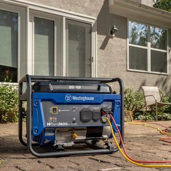 Westinghouse WGen3600cv - 3600 Watt Portable Generator w/ RV Outlet & CO Sensor (49-State) Westinghouse WGen3600cv - 3600 Watt Portable Generator w/ RV Outlet & CO Sensor (49-State)