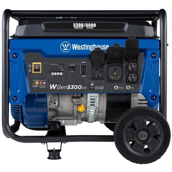 Westinghouse WGen5300cv - 5300 Watt Portable Generator w/ CO Sensor (49-State) Westinghouse WGen5300cv - 5300 Watt Portable Generator w/ CO Sensor (49-State)