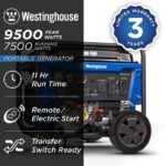 Westinghouse WGen7500c 9500 Peak Watt Portable Generator