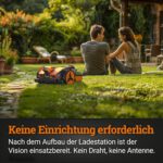 WORX Landroid Vision M550 Mähroboter WR205E für Gärten bis 550m², AI Rasenmäher Roboter ohne Begrenzungskabel (WLAN & Bluetooth, aktive Hindernisvermeidung mit KI-Technologie,...