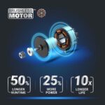 WORX Nitro 40V 16" Cordless Lawn Mower w/Brushless Motor 2.0 & Intellicut