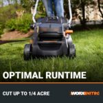 WORX Nitro 40V 16" Cordless Lawn Mower w/Brushless Motor 2.0 & Intellicut