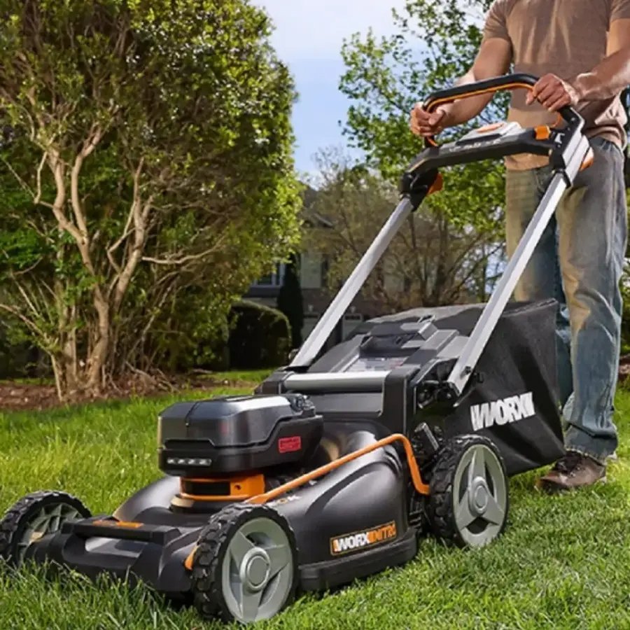 WORX Nitro WG760 40V 21" Cordless Self-Propelled Lawn Mower WORX Nitro WG760 40V 21" Cordless Self-Propelled Lawn Mower